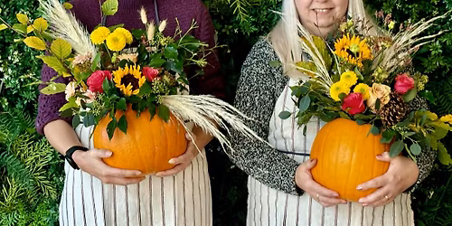 Pumpkin floristry workshop