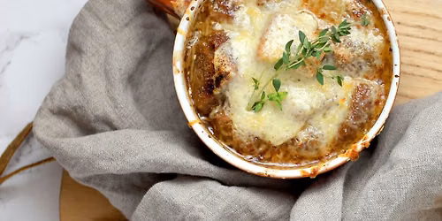 Class: Making French Onion Soup & French Artisan Bread