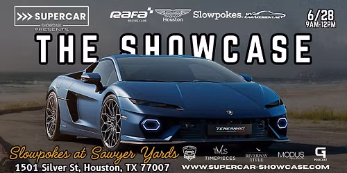 SUPERCAR SHOWCASE - THE SHOWCASE Car Meet at Sawyer Yards - Cars + Coffee
