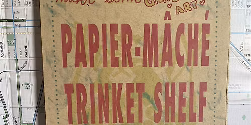 Papier-Mache TRINKET SHELF