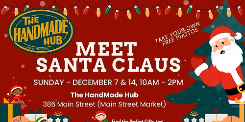 FREE Santa Photos at The HandMade Hub
