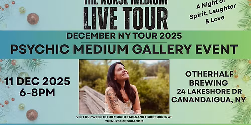 Spirit of the Season: A Psychic Gallery with The Nurse Medium - Canandaigua