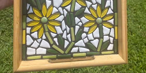 Mosaic serving tray workshop