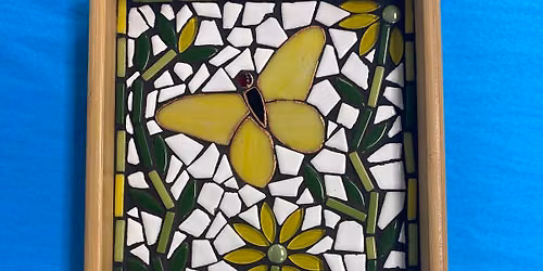 Mosaic serving tray workshop