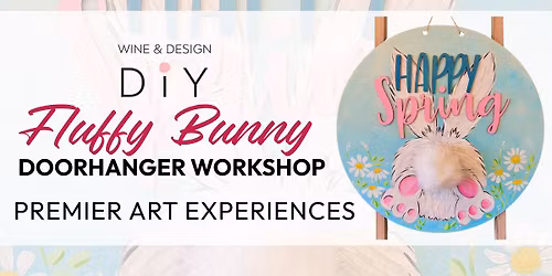 NEW! Fluffy Bunny Spring Doorhanger Workshop! *Must register by 3\/16!