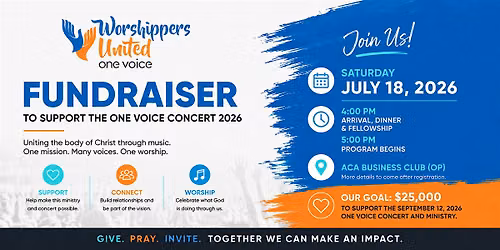 One Voice Concert Fundraiser 2026