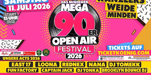 Mega 90er Open Air Festival 2026 I Minden