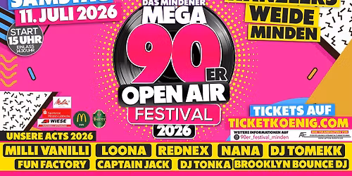 Mega 90er Open Air Festival 2026 I Minden