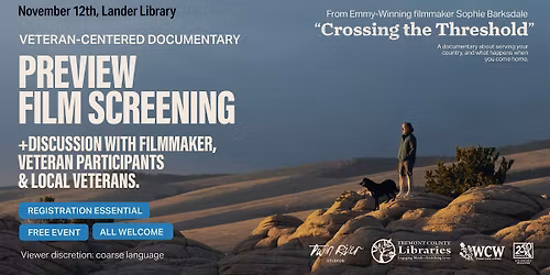 Lander WY - Veteran Film Preview Screening