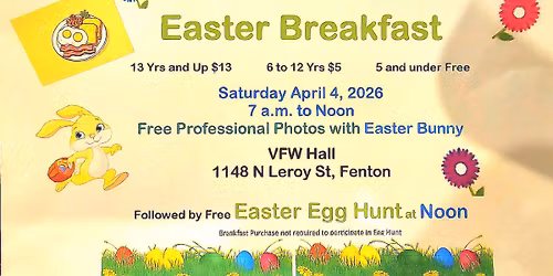 Easter Breakfast & Egg Hunt