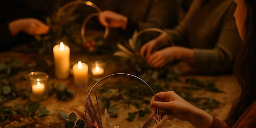 DIY-Workshop: Flower Hoop mit herbstlichen Trockenblumen