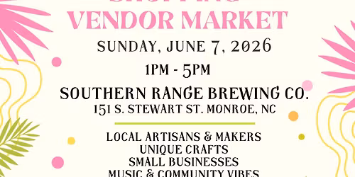 Sunshine & Shopping Vendor Event