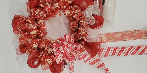 Christmas Deco Mesh Wreath - Mapunapuna