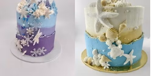 Winter Wonderland\/Beachy Cake Decorating Class
