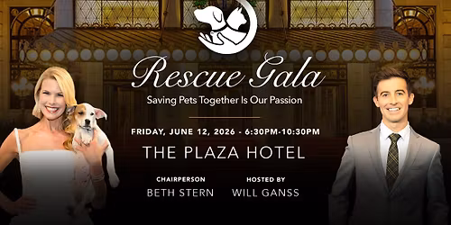 North Shore Animal League America's Rescue Gala 2026 - Saving Pets Together Is Our Passion!