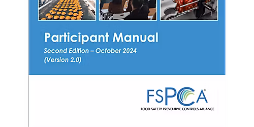 PCQI Training Course V2.0- FSPCA 2.75 Day Curriculum, Chicago \/ Naperville