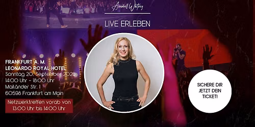 SPEAKERS ON STAGE presented by Annabell Whitney