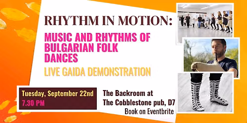 Music and rhythms of Bulgarian folk dances