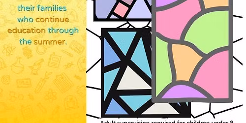 Homeschool Club: Stained Glass Art Project