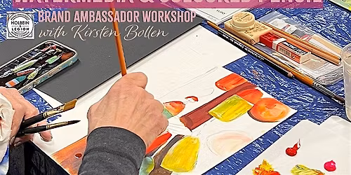 Watermedia & Colored Pencil Brand Ambassador Workshop with Kirsten Bollen