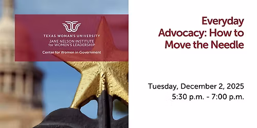 Everyday Advocacy: How to Move the Needle