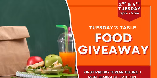 Tuesday\u2019s Table Food Giveaway