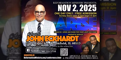 Arise Conference Featuring Apostle John Eckhardt