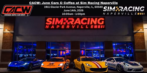 CACW: June Cars & Coffee at Sim Racing Naperville