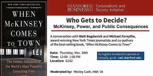 Who Gets to Decide? McKinsey, Power, and Public Consequences