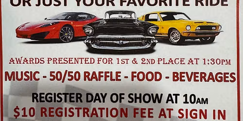 Stone Oak Country Club's 9th Annual Car Show