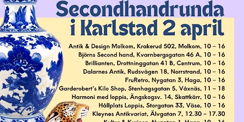 Secondhandrunda i Karlstad