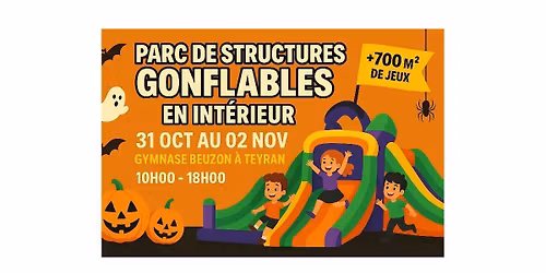 \ud83c\udf89 PARC DE STRUCTURES GONFLABLES EN INT\u00c9RIEUR \ud83c\udf89
