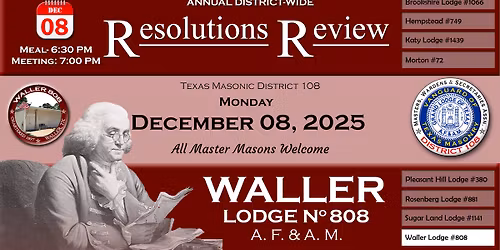 MWSA 108 Annual District-Wide Resolutions Review