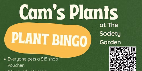 Plant Bingo @ The Society Garden