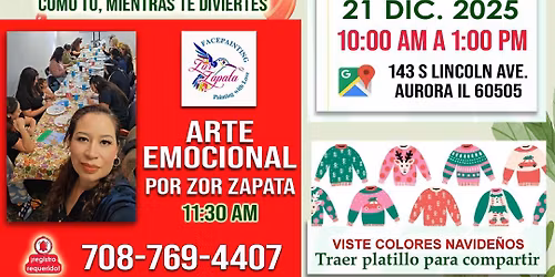 Arte Emocional por Zor Zapata durante Desayuno de Emprendedoras en ECA.