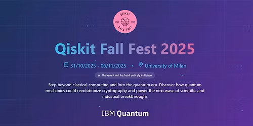 Qiskit Fall Fest 2025 @ UniMi