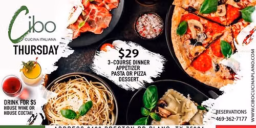 3-Course Dinner Special!