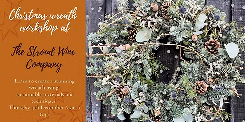 Wreath Making Workshop at The Stroud Wine Company