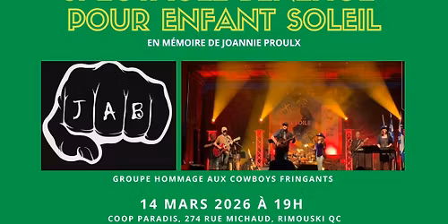 Spectacle-b\u00e9n\u00e9fice pour Enfant Soleil