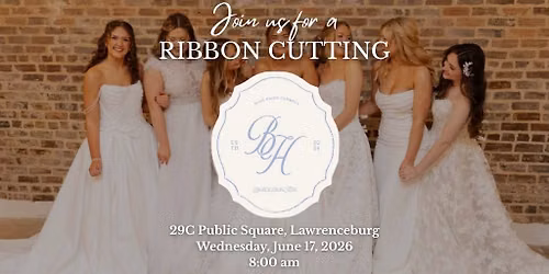 Ribbon Cutting for Blue Haven Formals