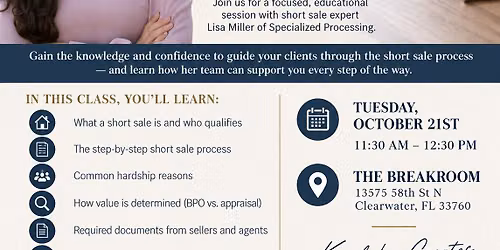 Short Sale Class - Lunch is on us!