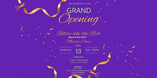 RETIRE like the RICH "Beyond the 401K" Master Class