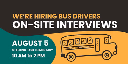 School Bus Driver Hiring Event