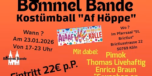 Kost\u00fcmball "Af H\u00f6ppe"