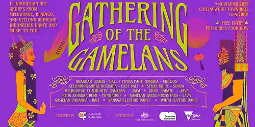 Gathering of the Gamelans 2025 @ Collingwood Town Hall
