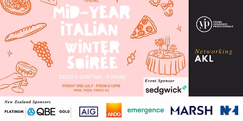 YIPs AKL Presents: Mid-Year Italian Winter Soir\u00e9e
