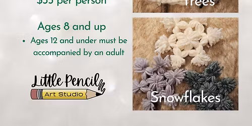 Cozy Christmas Yarn Ornaments