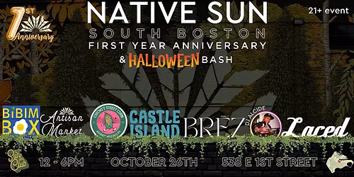 Native Sun South Boston 2-Year Anniversary ~ Food, Beer, & Artisan Market