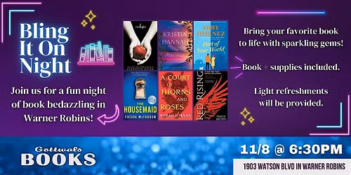 Bling It On Book Bedazzling Night