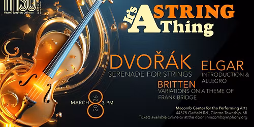 A String Thing | ft. Dvorak, Serenade for Strings
